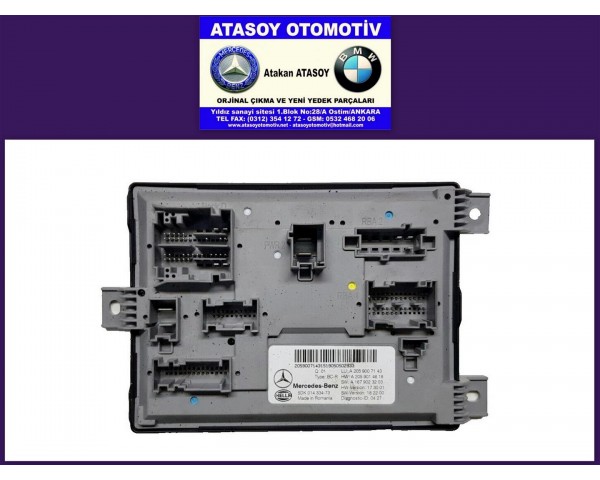 MERCEDES W205 ARKA SAM BEYNİ A2059007143 2059007143 5DK014334-73 A2059014618 A1679023203